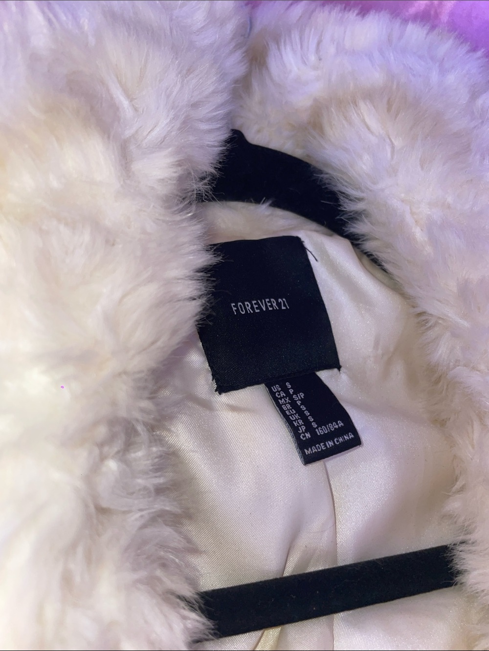 Forever 21 Ivory Fur Teddy Coat 🤍✨ - Picture 2 of 2